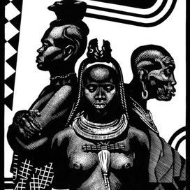 "Невеста". Иллюстрация к Роману Ч. Ачебе "Распад"