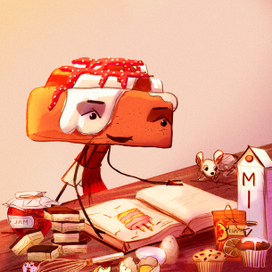 Синни, бренд персонаж для домашней пекарни