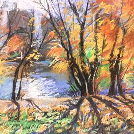 Осень на пруду в Чертаново