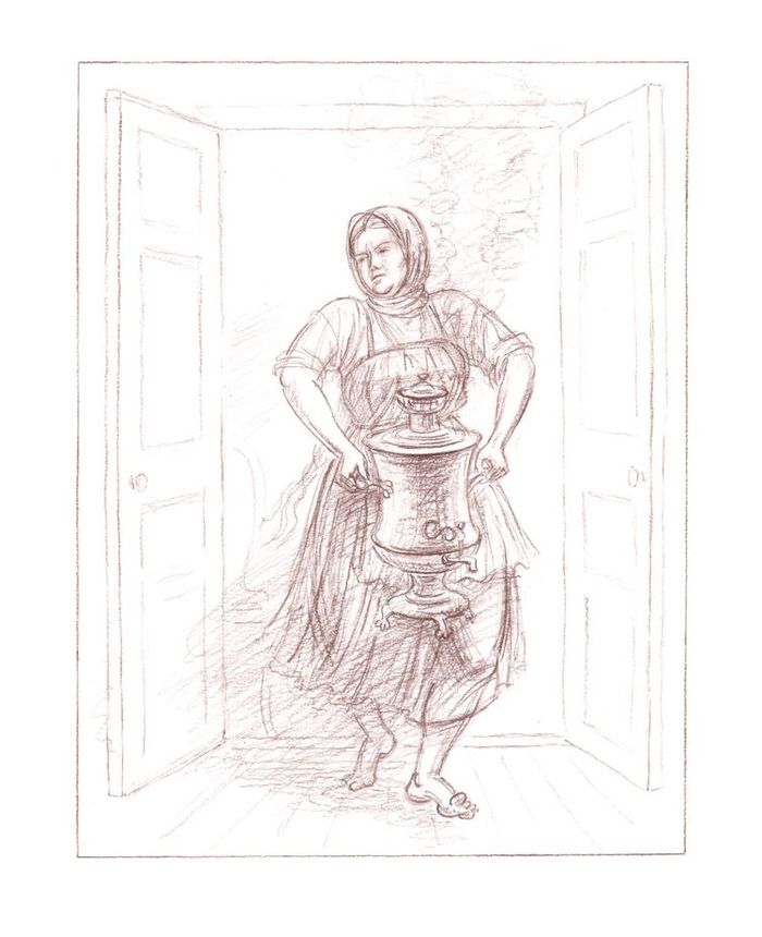 "Не в свои сани не садись" А.Н. Островский; иллюстрация