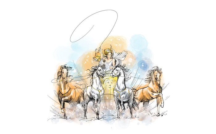 ТАИС АФИНСКАЯ. Подвиг Эгесихоры. Заставка к главе.