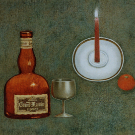Натюрморт со свечой