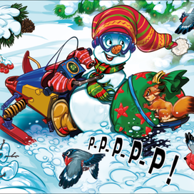 новогодняя коробка