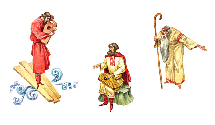 Заставки к былине "Садко" 