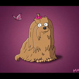 Caroline, pre-haircut