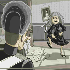 Иллюстрация к книге "Таинственный сад".