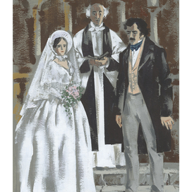 иллюстрация к роману Шарлотты Бронте Джейн Эйр. Издательство Речь, серия Средняя классика. 2018