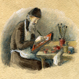 "Мы живем в древнем Новгороде", иллюстрации к энциклопедии