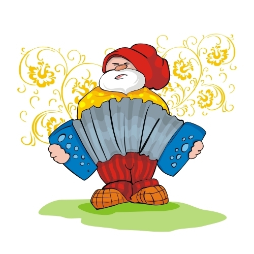 мужичёк с гармошкой