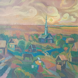 В деревне у бабушки 