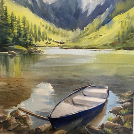 Горное озеро