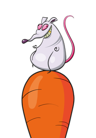 крыска на морковки