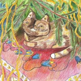 Под ёлочкой