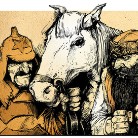 ямщики2/ иллюстрация &quot;V12&quot;