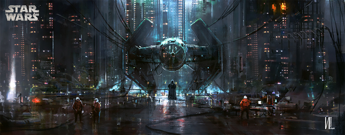 Concept art for Star wars