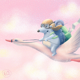 Ежик-летчик