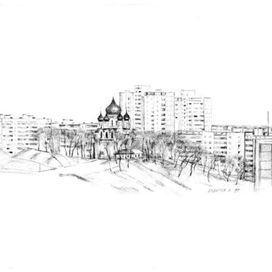 Киев. Храм на "Ветряных горах".