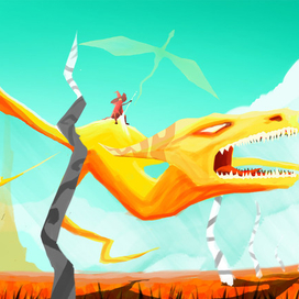 верхом на драконе