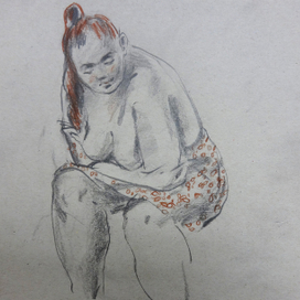 набросок с постановки