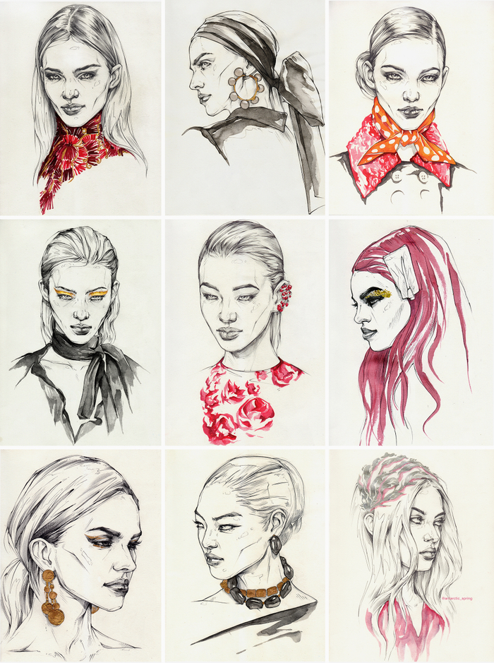 Скетчи карандашом #1