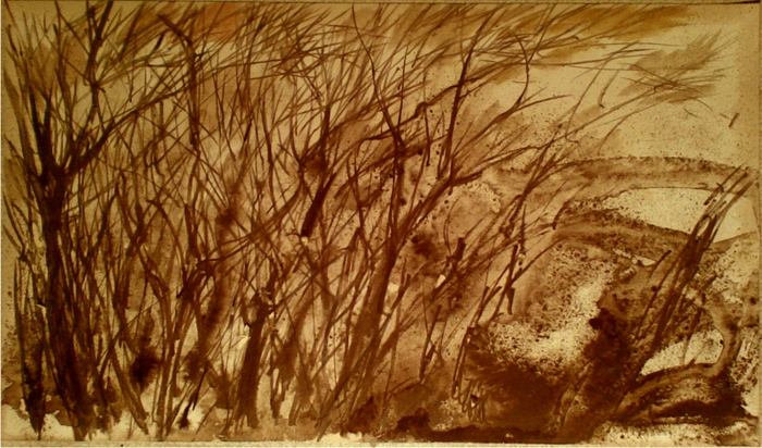 Охотники на снегу ушли