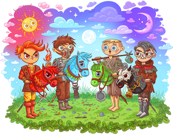 Иллюстрация для бренда одежды RUFF