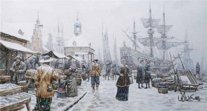 порт в Голландии