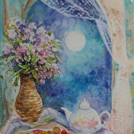 Гостья, вечер.