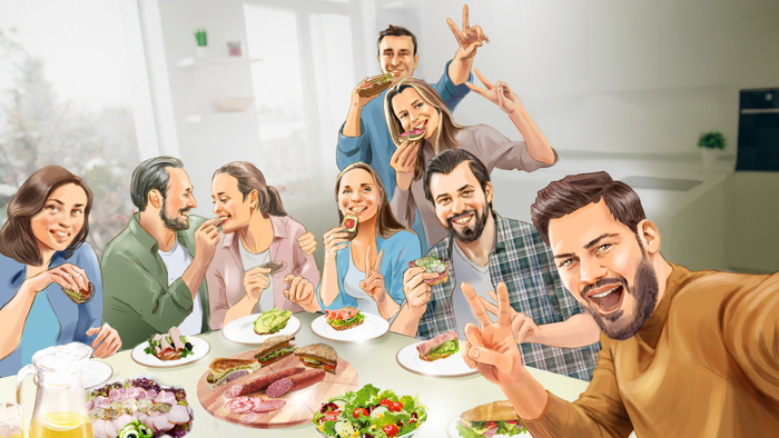 рекламная раскадровка storyboard