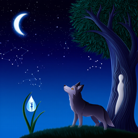 Moon Wolf and the Dew of Eternity