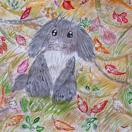 Осенний зайчик