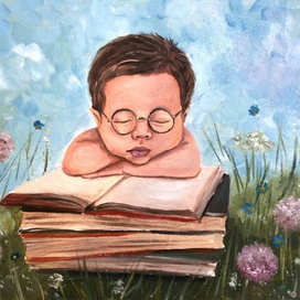 Спящий малыш Картина  маслом Живопись