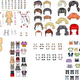 Набор элементов для игры