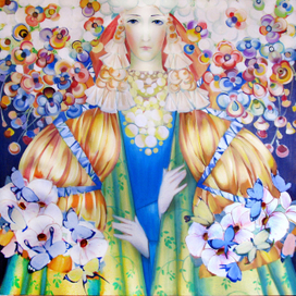 Весна из серии Времена года, 100х100 