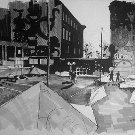 Вечерний экстерьер