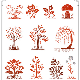 Растения и Деревья.