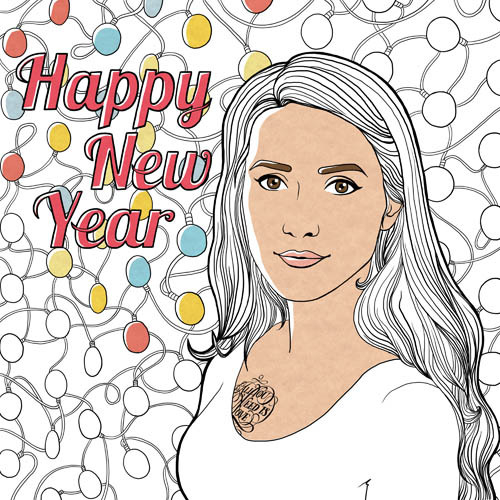 Открытка "С новым годом"