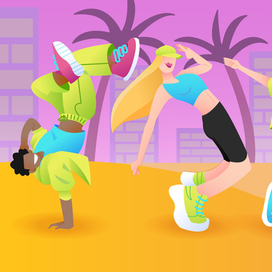 Иллюстрация для магазина спортивной одежды