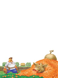 как свинья в апельсинах