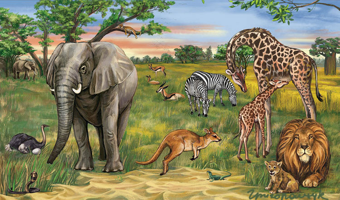 Жители саванны