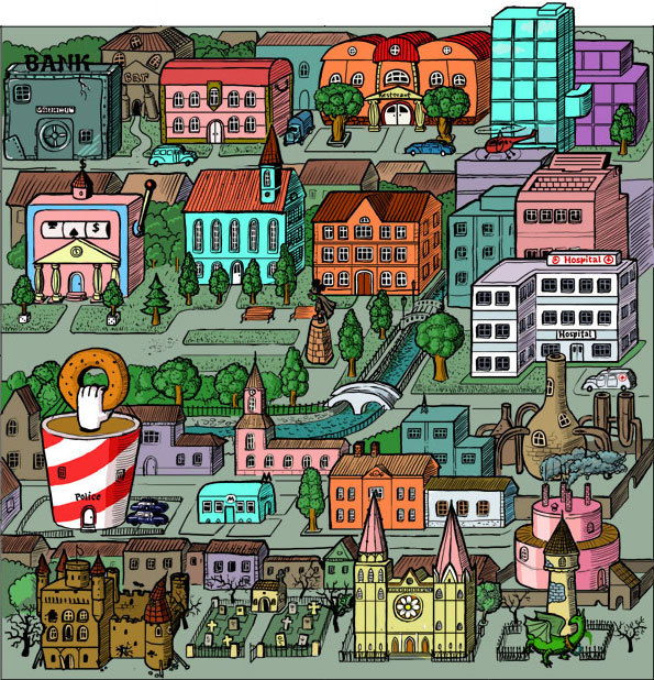 Карта города