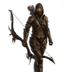 Лучница - Персонаж в цифровой графике (Photoshop)