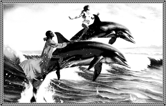 На дельфинах