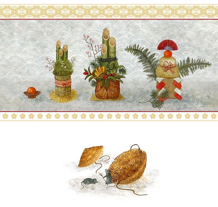 Японская сказка. Заставка и концовка