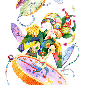 Шут с часами