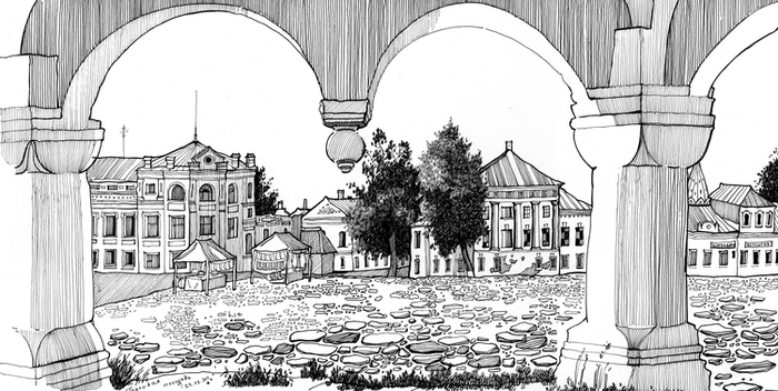 Суздаль. Торговая площадь.