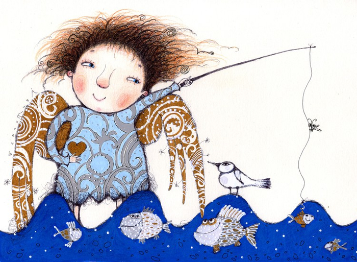 ангел -рыбак