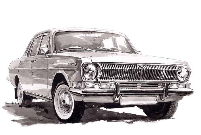 автомобиль Волга ГАЗ-24