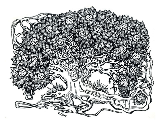 Подсолнуховое дерево