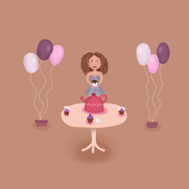 Праздничниый чайник